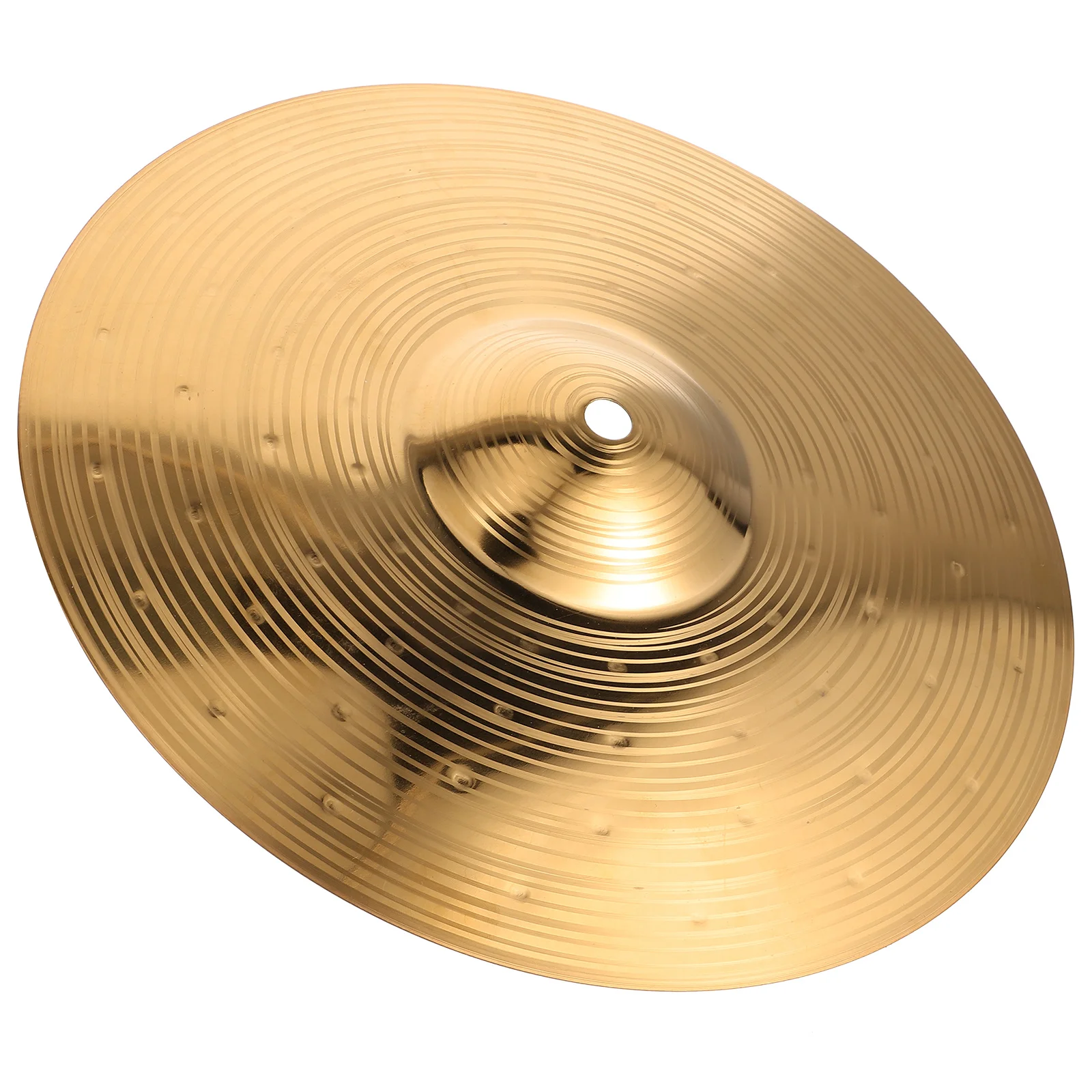 

Cymbal for Jazz Drum Set Metal Practice Crash Cymbals Golden Quiet Splash Sturdy Lightweight Smooth Edge