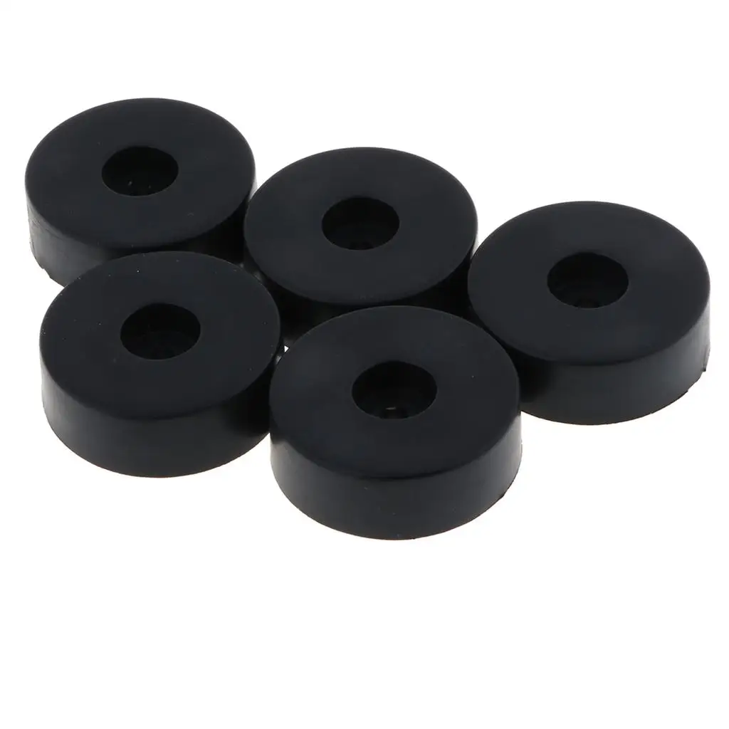 5 Pieces Rubber Foot Bumpers Amplifier Amp Speaker Housing Leg Foot 45x15mm