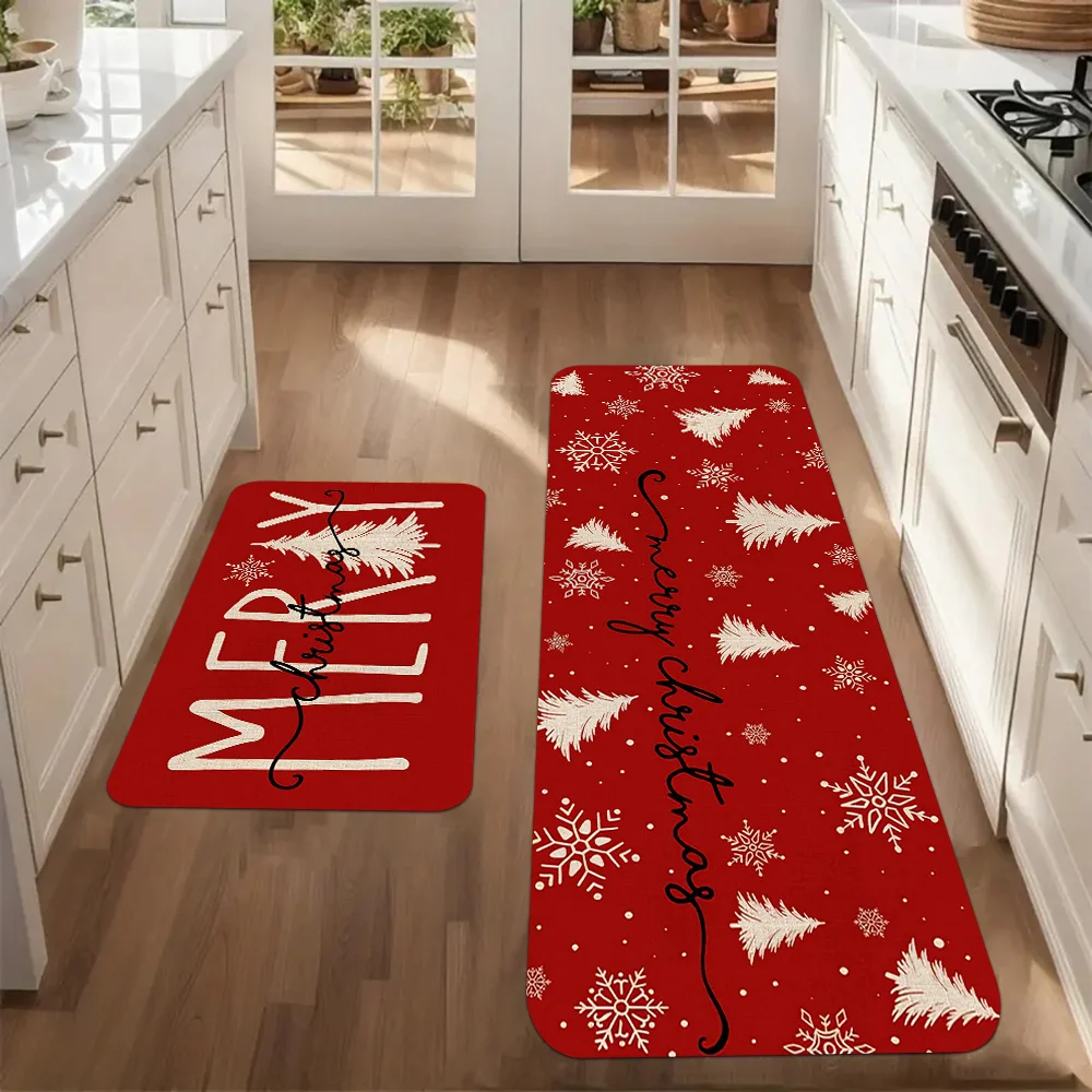 VIKAMA Cactus Pattern Printed Floor Mat Kitchen Rug Soft Entrance Doormat Rug For Bedroom Carpet For Living Room Home Decor