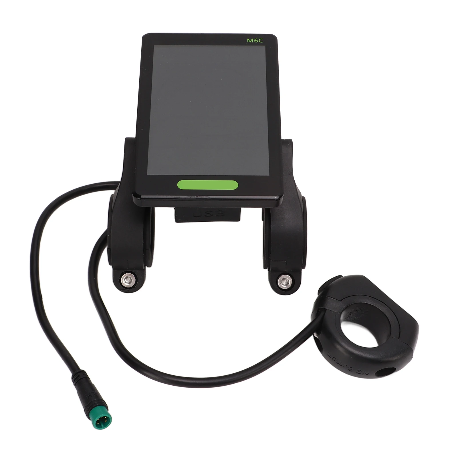 

Electric Bicycle Display Meter Large Screen M6C LCD Scooter Display Control Panel With Waterproof Connector for Modification