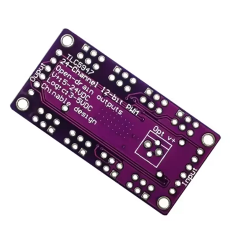 TLC5947 12BIT PWM Pulse Width Modulation 24 Channel Output Channel LED Driver Module