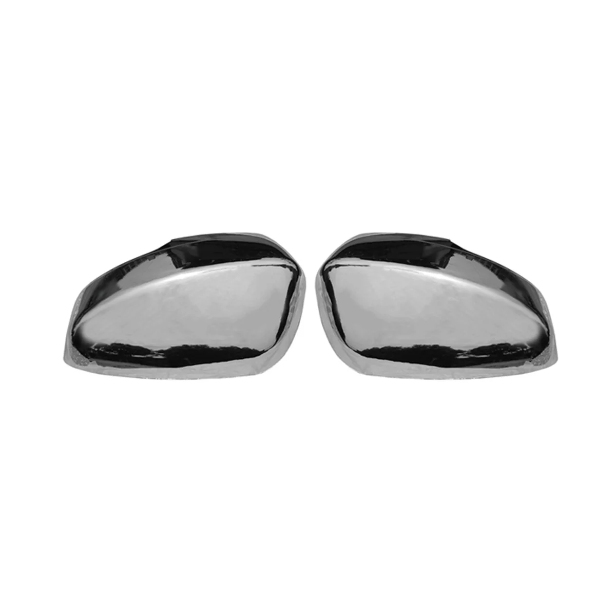 Chrome Rearview Side Glass Mirror Cover Trim Side Mirror Caps Replacement for Xpander 2017 2018