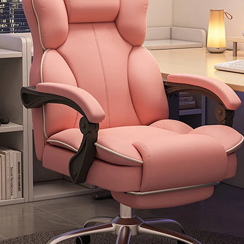 Ergonomischer Schreibtisch, Gaming-Stuhl, Büro, mobiler Liegestuhl, drehbarer Arm, Bürostuhl, Akzentstudie, Silla De Escritorio, Büromöbel