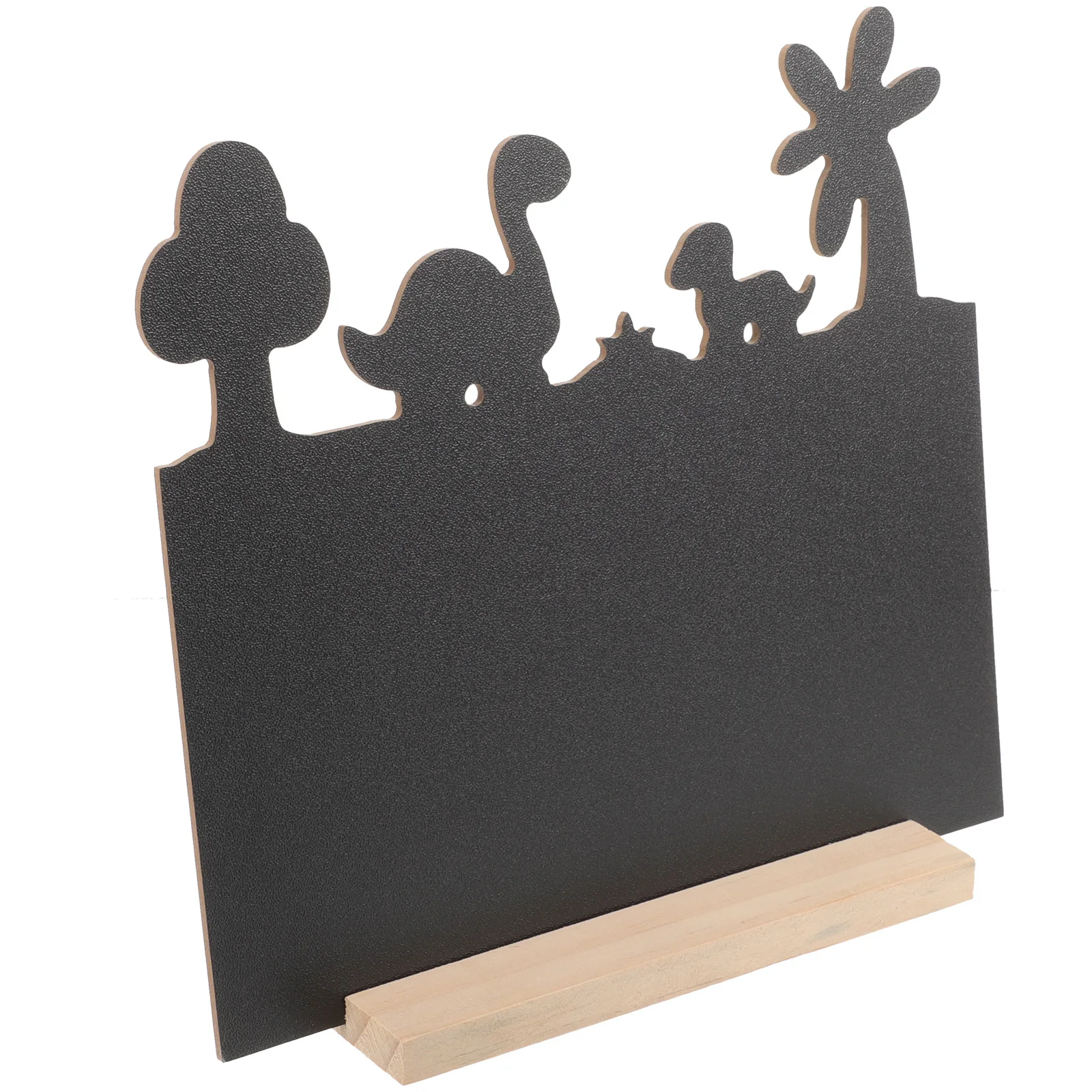 Wooden Chalkboard Sign Tabletop Base Support Desk Chalkboard Sign for Home Office Party Wedding Reusable Erasable