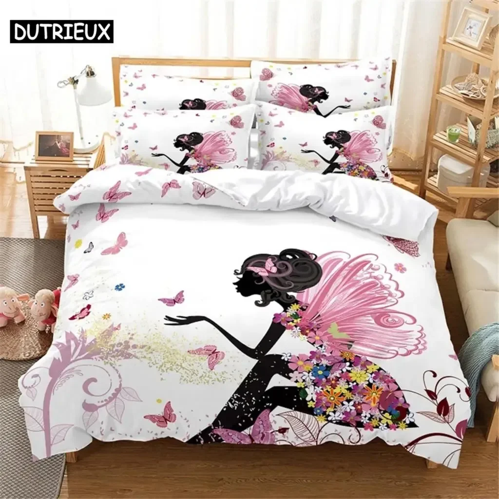 

3D Dancer Bedding Set Queen Bedding Duvet Cover Set Bedding Set Bed Cover Cotton Queen Bedroom Bed Cover