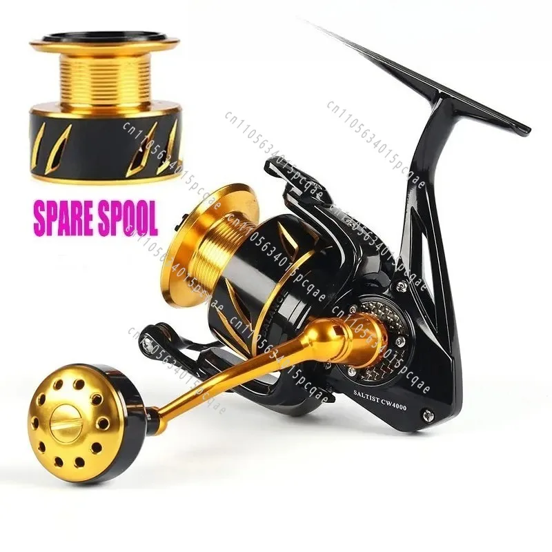 Original Lurekiller Brand Metal Spinning Reel Double Spool Saltist CW3000-10000H 9+1BB Ocean Jigging Reel Jigging Game Reel