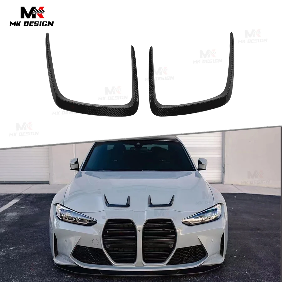 

Carbon Fiber Hood Air Vent Splitters for BMW G80 G81 M3 G82 G83 M4 2021-2025 Engine Bonnet Outlet Air Intake Splitter Auto Parts