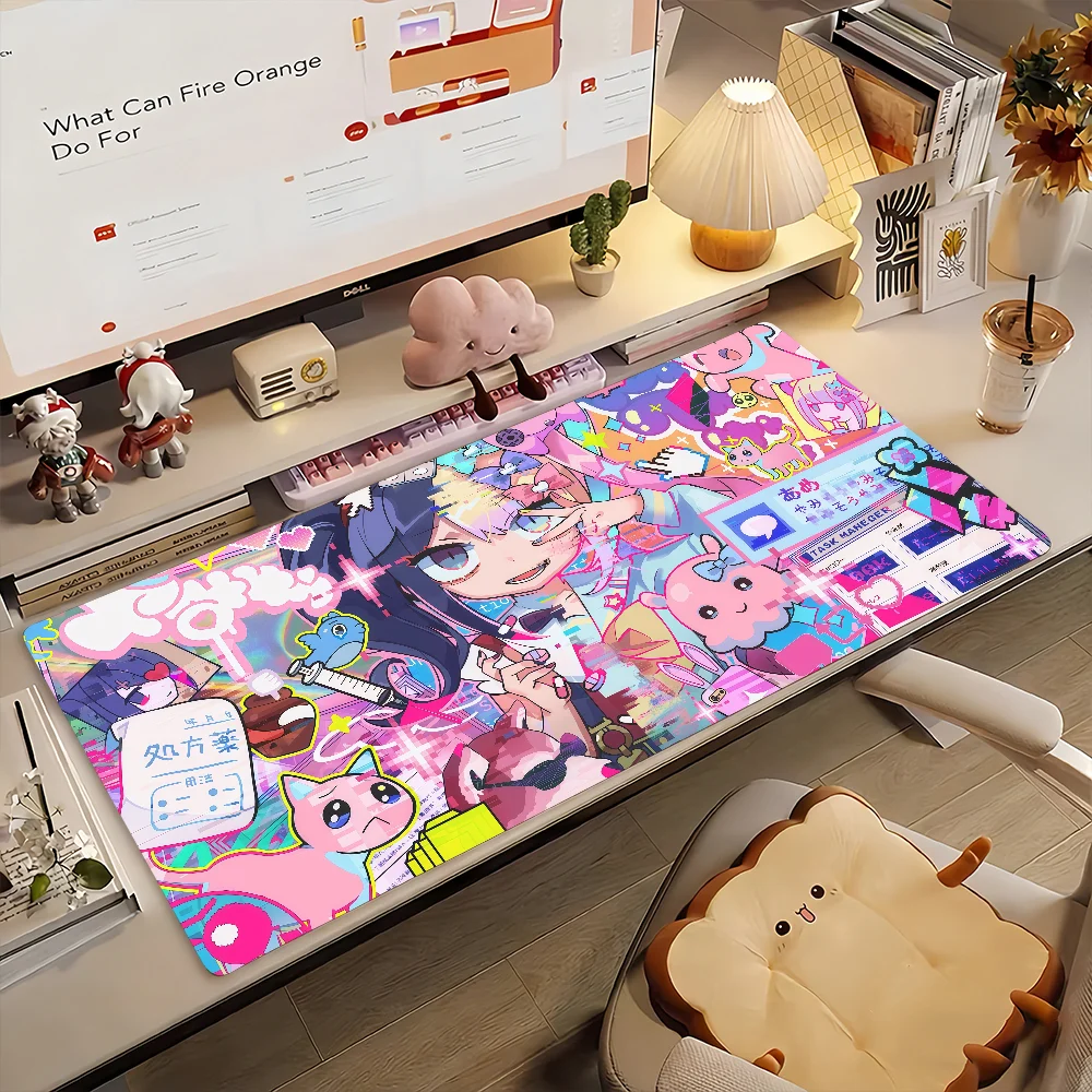 Game N-Needy Girl Overdose Mouse Pad Computer Laptop Rubber Non-slip Mouse Mat Mousepad Gamers Decoracion Desk Mat