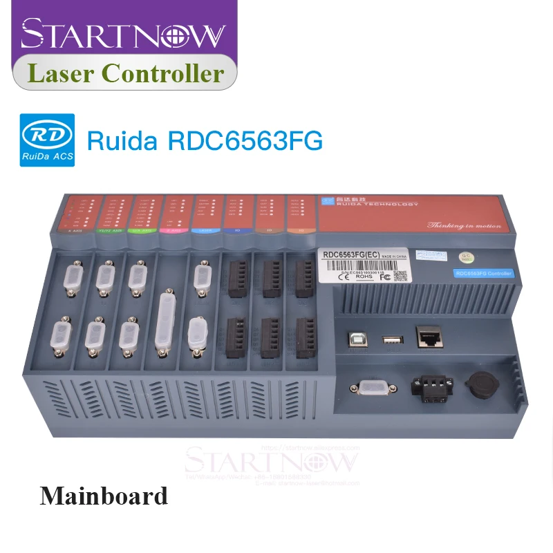 Startnow Ruida RDC6563FG Wireless Remote Fiber Optic Control System Uses Ruida DSP Mainboard for Fiber Laser Cuttting Machine