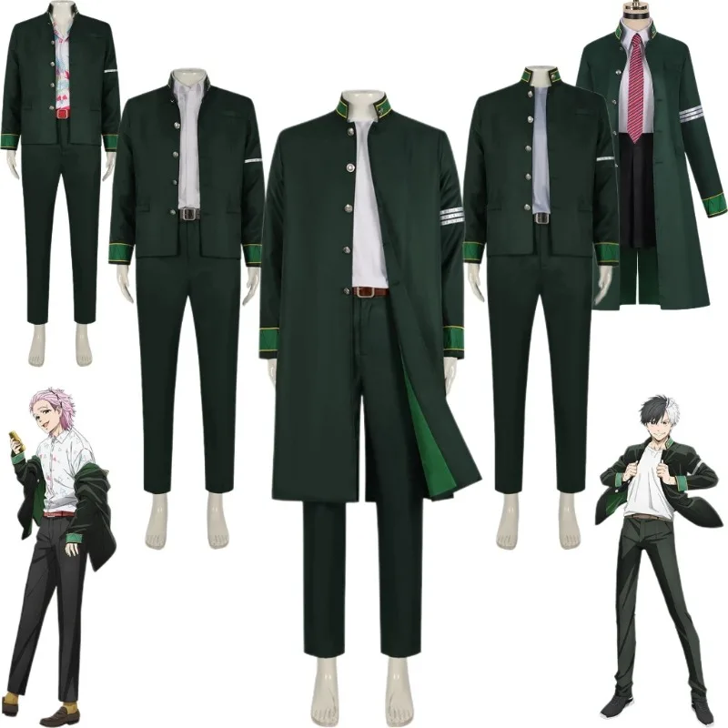 

Wind Breaker Anime Cosplay Costume Sakura Haruka Fuurin Rin Suo Hayate Nirei Akihiko Full Set Jacket Pants Outfit for Convention