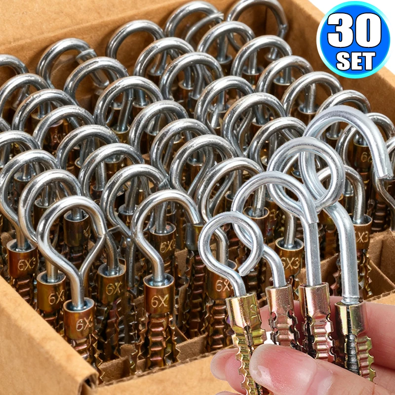 

Металлическая зубчатая расширительная трубка, винтовой крючок, углеродистая сталь, торчатые крепежи, анкеры для бетонной стены, комплект болтов, пробки для сверления, винты