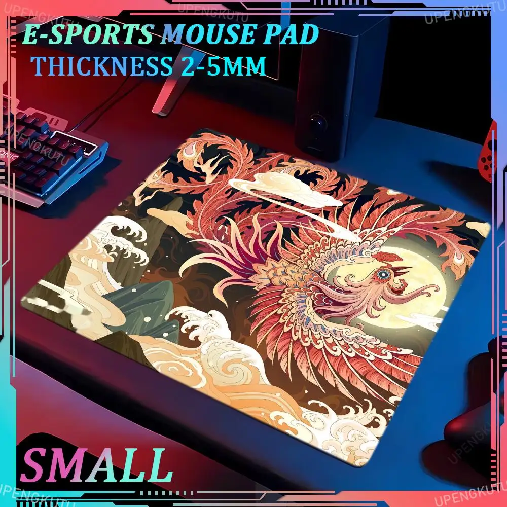 Suzaku small mousepad gaming keyboard pad White Tiger small computer pad XS game accessories table mat Qinglong gaming mouse pad