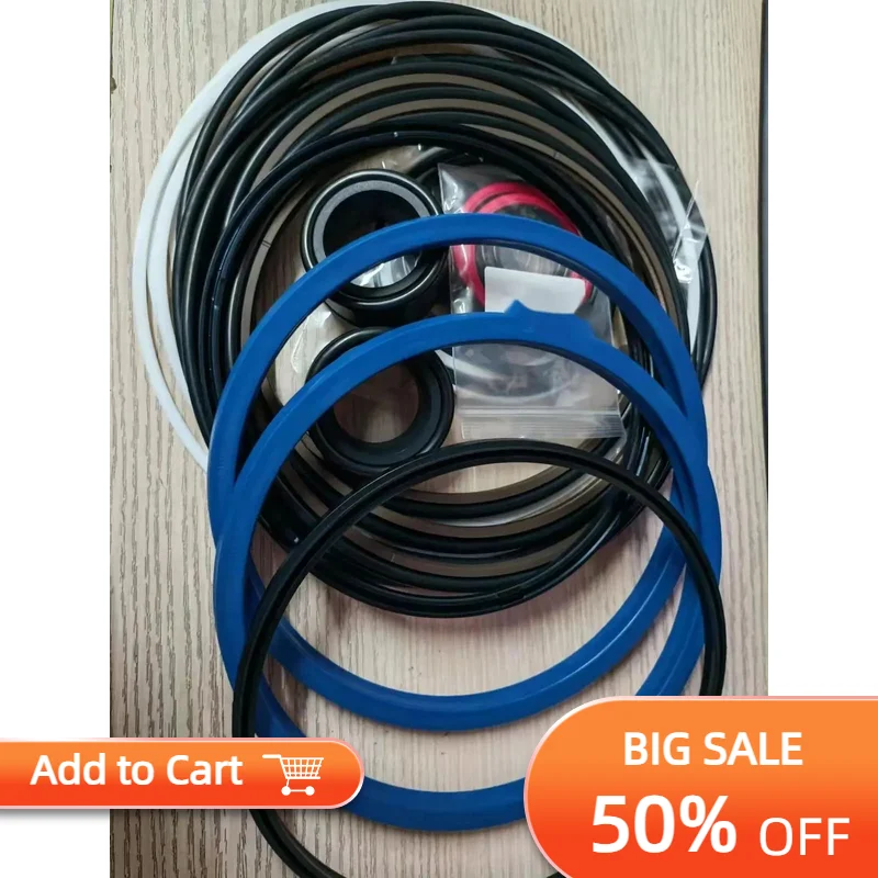 

New Yr01v00003r300 Bucket Cylinder Seal Kit Compatible With Kobelco Sk60-5 Sk60 Mark