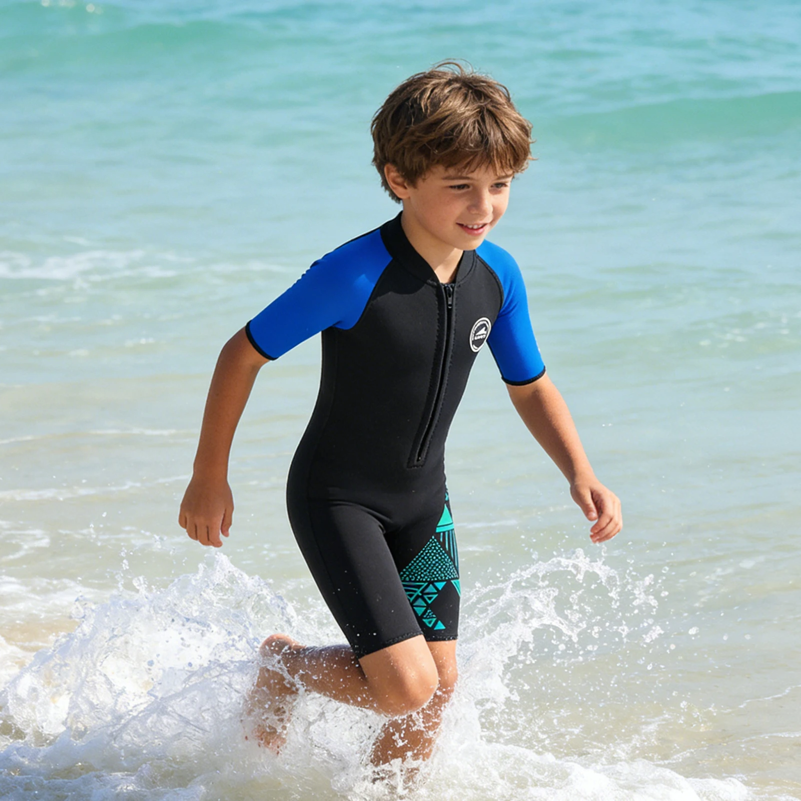 children's-diving-suitsone-piece-kids-wetsuits2mm-neoprene-shorted-boys-swimming-wearrash-guard-girls-snorkeling-surfingsuits