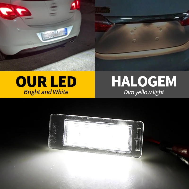 2X لسيارة شيفروليه كروز/كانارو/كورفيت ستينغراي/SS/Equinox/إمبالا/سونيك/فرافرس Canbus خالية من الأخطاء LED رقم لوحة ترخيص الضوء #5