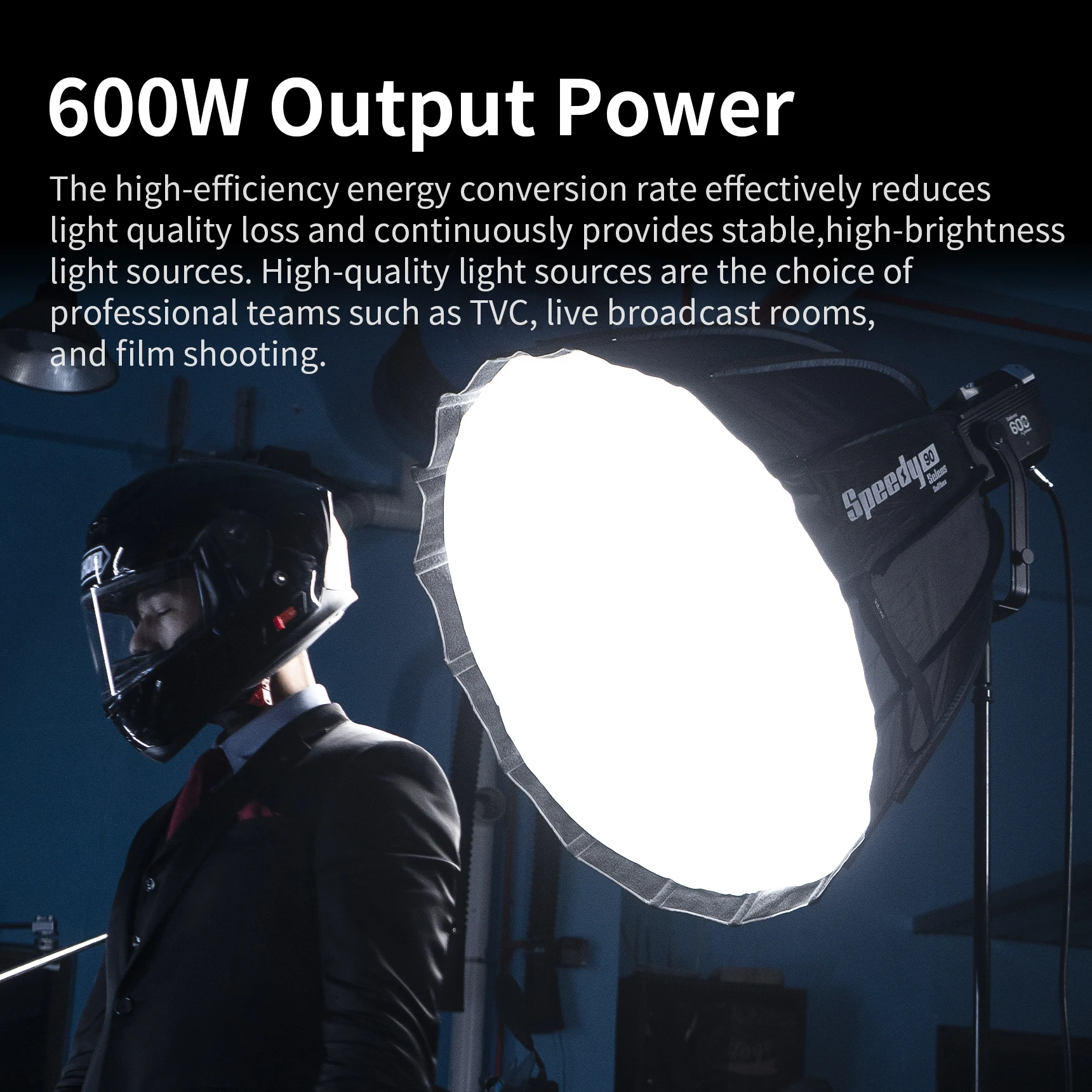 Selens 600W PROライト バイカラーCOB 2700K-6500K スポットライト Bluetooth制御 写真スタジオ ライブ配信 ビデオ撮影用