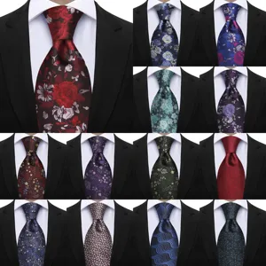 Mewah 7CM Dasi Pria Bermotif Bunga Dasi Bintang Gelombang untuk Pria Pengiring Pria Aksesori Pesta Bisnis Formal Ascot Tenun Jacquard Aksesori Pesta Bisnis Formal 6 dasi bintang penjualan terbaik - №