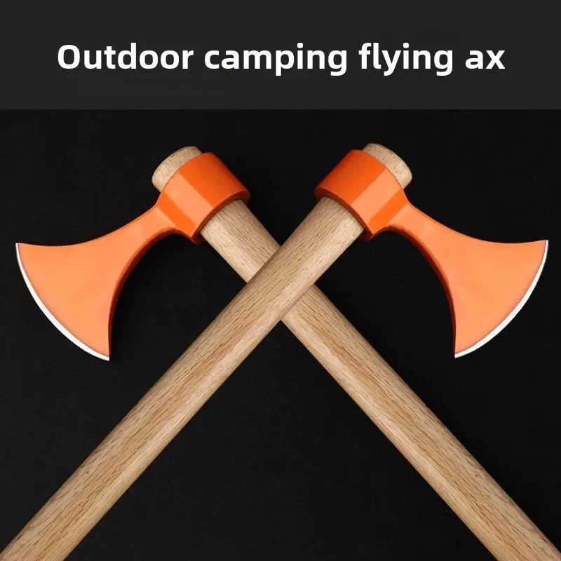 Outdoor camping flying Viking battle axe mountain cutting tactical axe chopping Niman elf-defense and survival axe camping tools