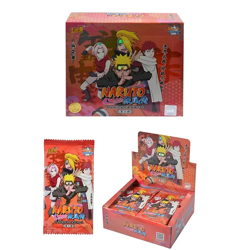 Kayou Chapter of Soldiers Box Card Naruto Anime Characters Gaara Senju Tobirama Toys Collection Card Christmas Birthday Gift