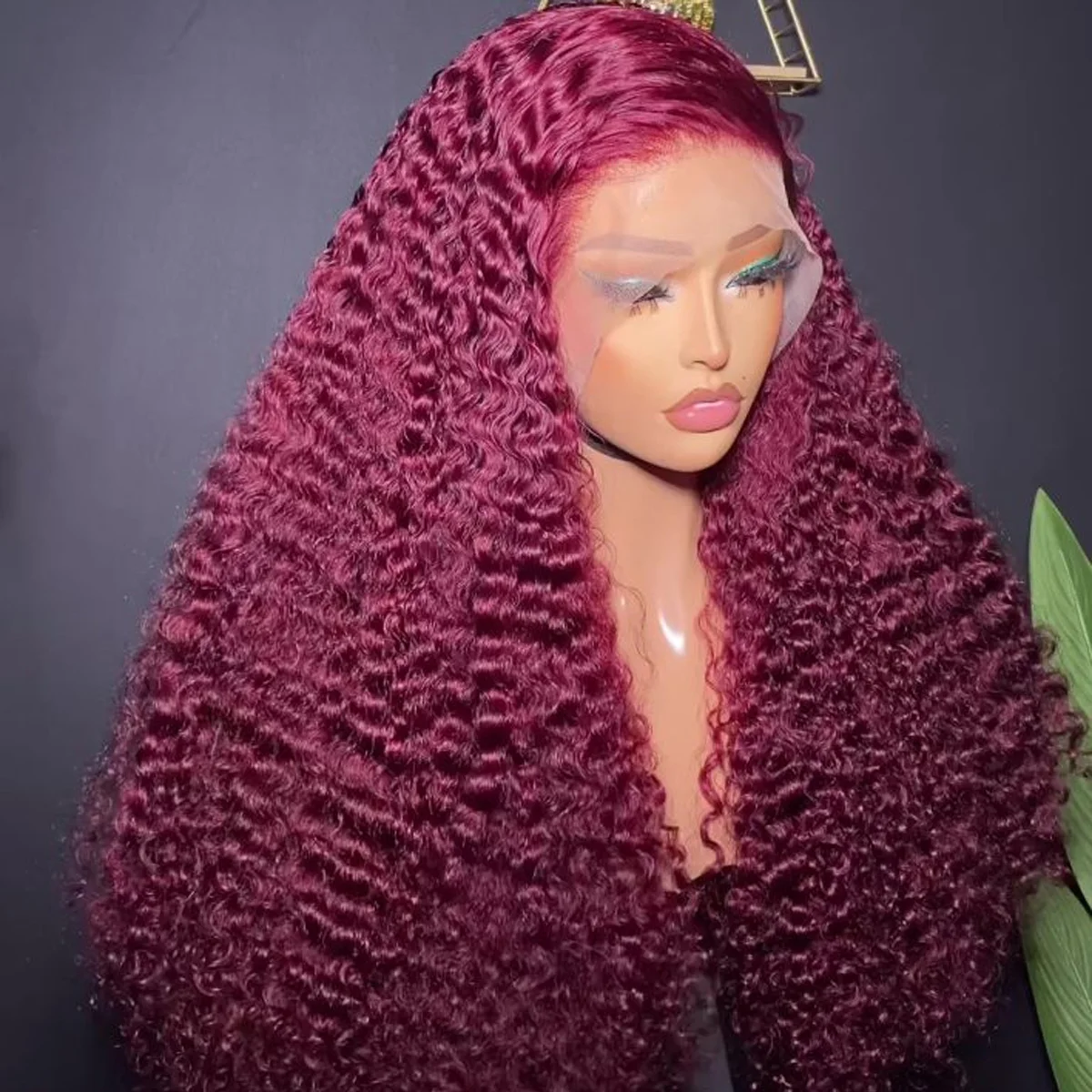 Burgundy 13X4 Hd La…