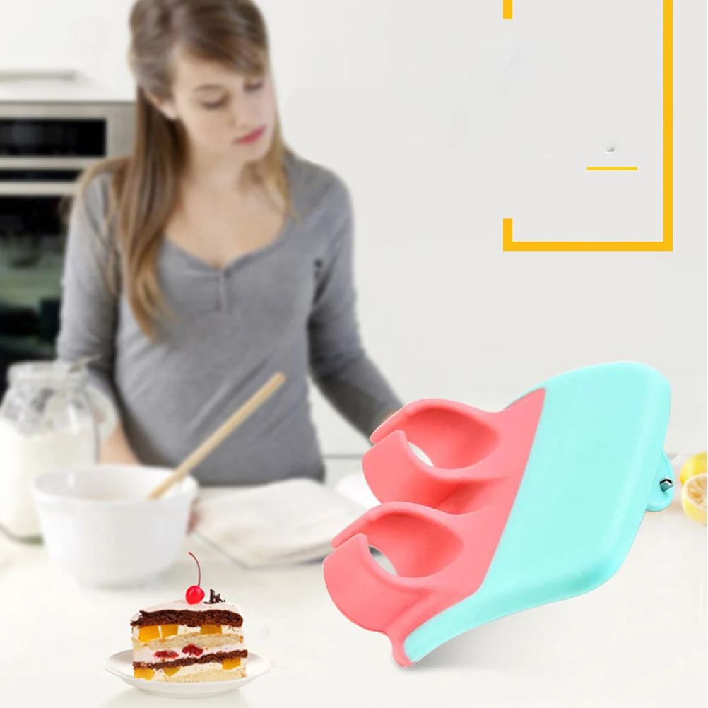 

1pc Finger Peeler Silicone Steel Vegetable Fruit Potatoes Kitchen Tool Household Efficient Rustproof Easy Handle Protect