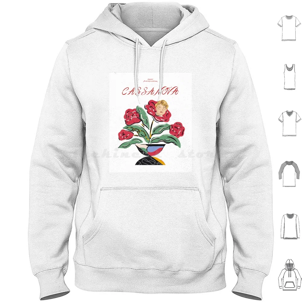 Sunset Rollercoaster-Cassanova Hoodie cotton Long Sleeve Music Song Album Cover Band Cassa Nova Flowers Albums Musics