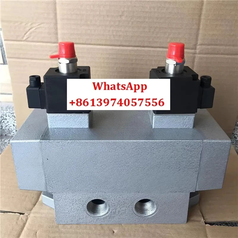 

Three position five way solenoid valve DN25 1-inch directional slide valve K35D2H-25