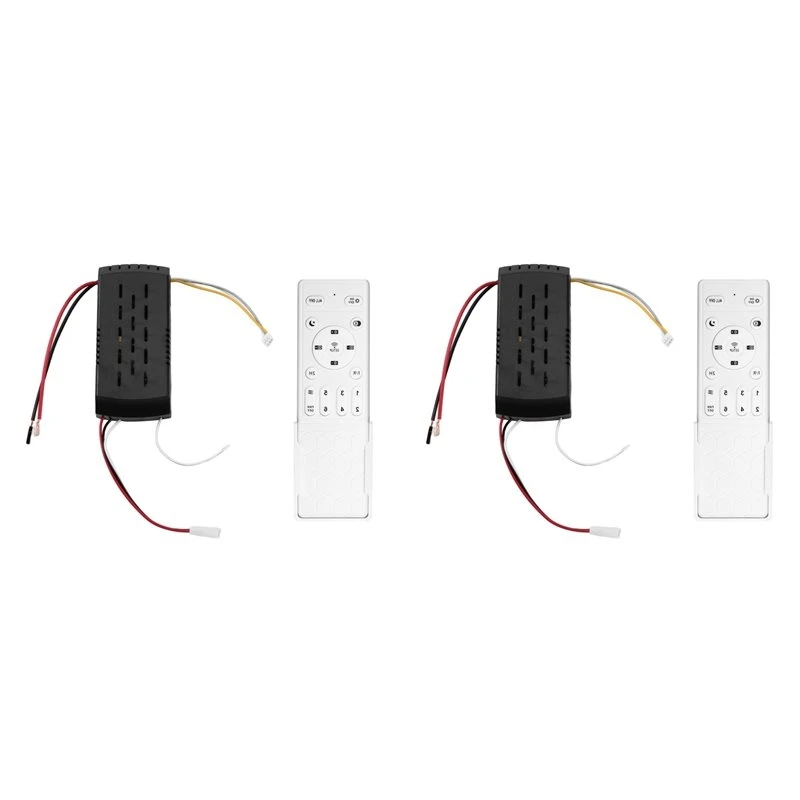 B49C 2X Ceiling Fan Light Controller 24V 30W Inverter Motor AC220V Stepless Dimming Temperature 433