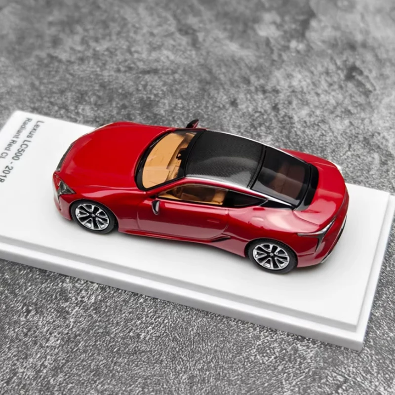 AR 박스 다이캐스트 1:64 스케일 2018 LC500 합금 차량 모델 완성 시뮬레이션 컬렉션 장식 성인 소년 선물 디스플레이