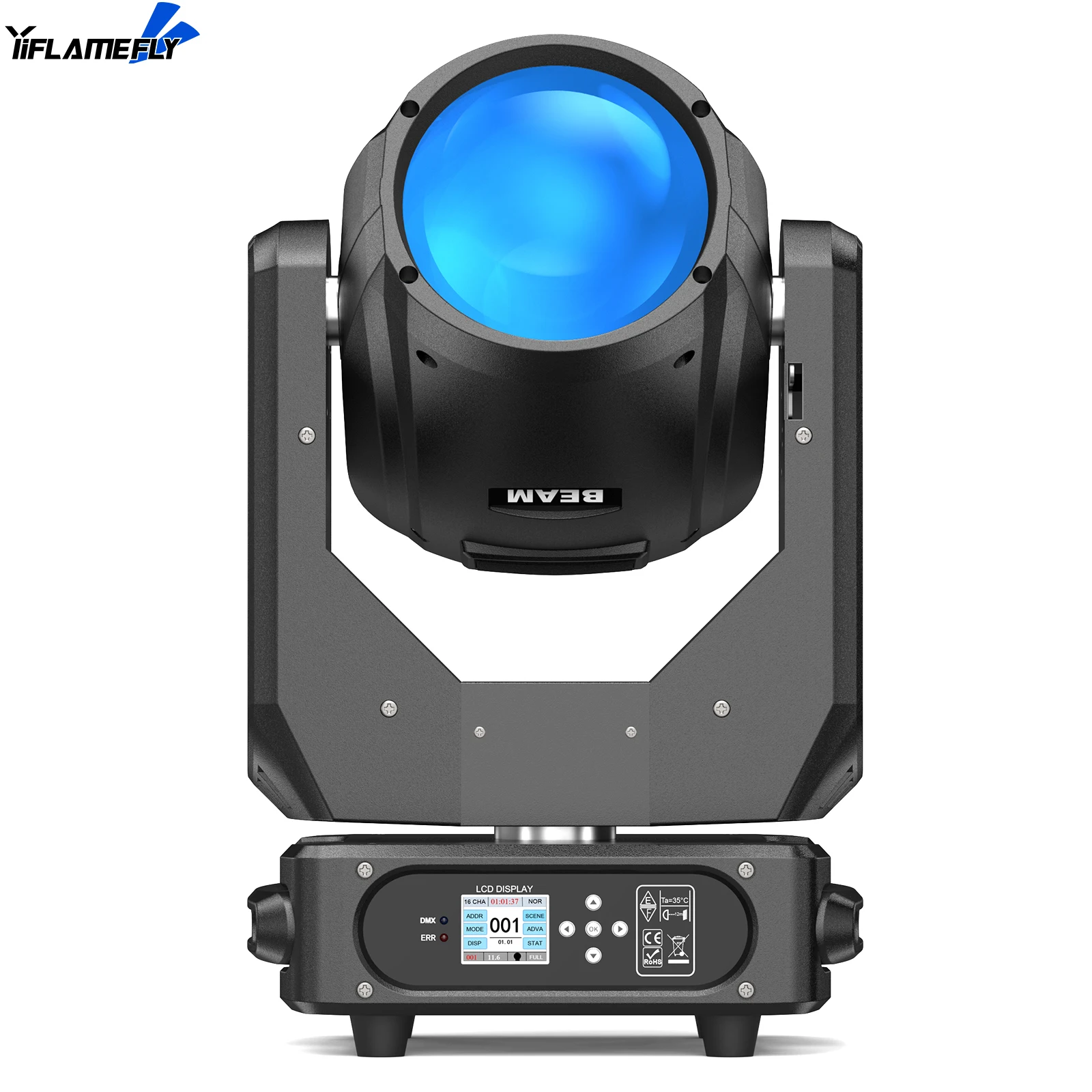 

Yiflamefly 280 Вт светодиодный луч высокой яркости с эффектом дискотеки, 13 узоров, лампа DMX512, звуковая активация для DJ-бара, бального зала, свадьбы