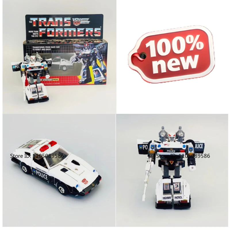 

Совершенно новый в наличии Transformer G1 Series prowl Популярные игрушки Мобильные готовые продукты Украшения Украшения студия Подарочная фигурка