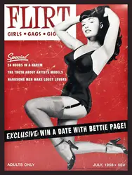 Bettie Page Retro Vintage Plaque Man Cave Metal Tin Sign 12