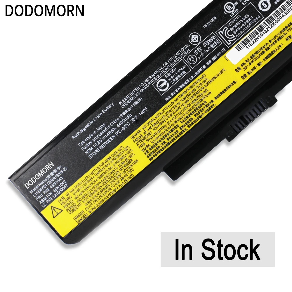 Dodomorn 45N1042 45N1043สำหรับ Lenovo ThinkPad E430 E530 E431 E531 E435 E440 E540 E445 E545 G480 G580 B490 Y480 Z580 Y580