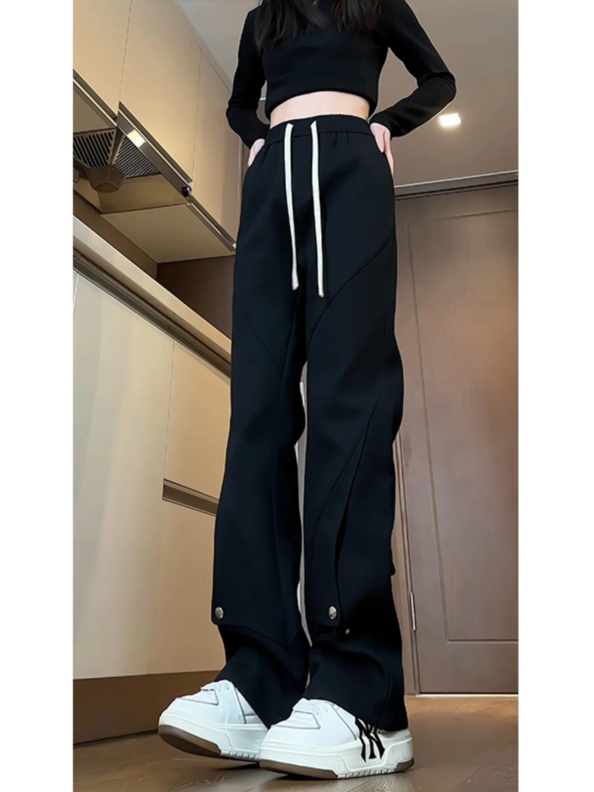 

Мужские рабочие брюки Cleanfit: модные повседневные прямые брюки в клетку на пуговицах из хлопка и полиэстера