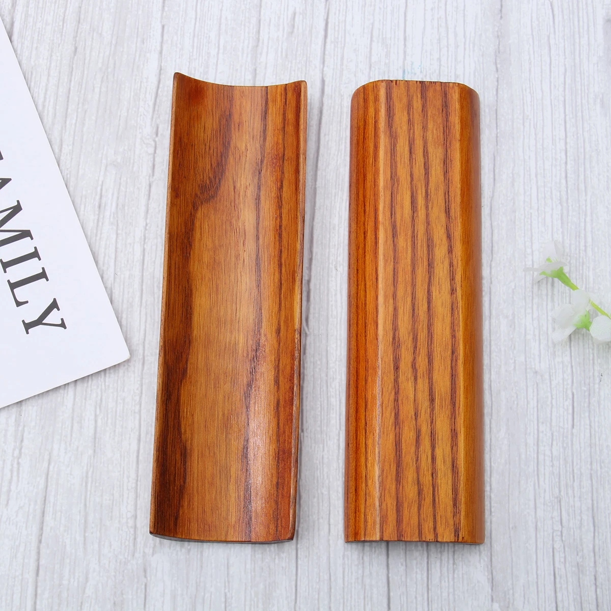 

5Pcs Wooden Towel Tray Premium Natural Organizer for Bathroom Kitchen Vanity Countertop Jewelry Perfume Cosmetics Storage