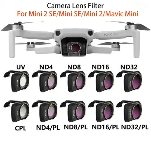 Para DJI Mavic Mini 2/MINI SE filtro de lente de cámara MCUV ND4 ND8 ND16 ND32 CPL ND/PL Kit de filtros para Mavic Mini 4k Drone Accesorios