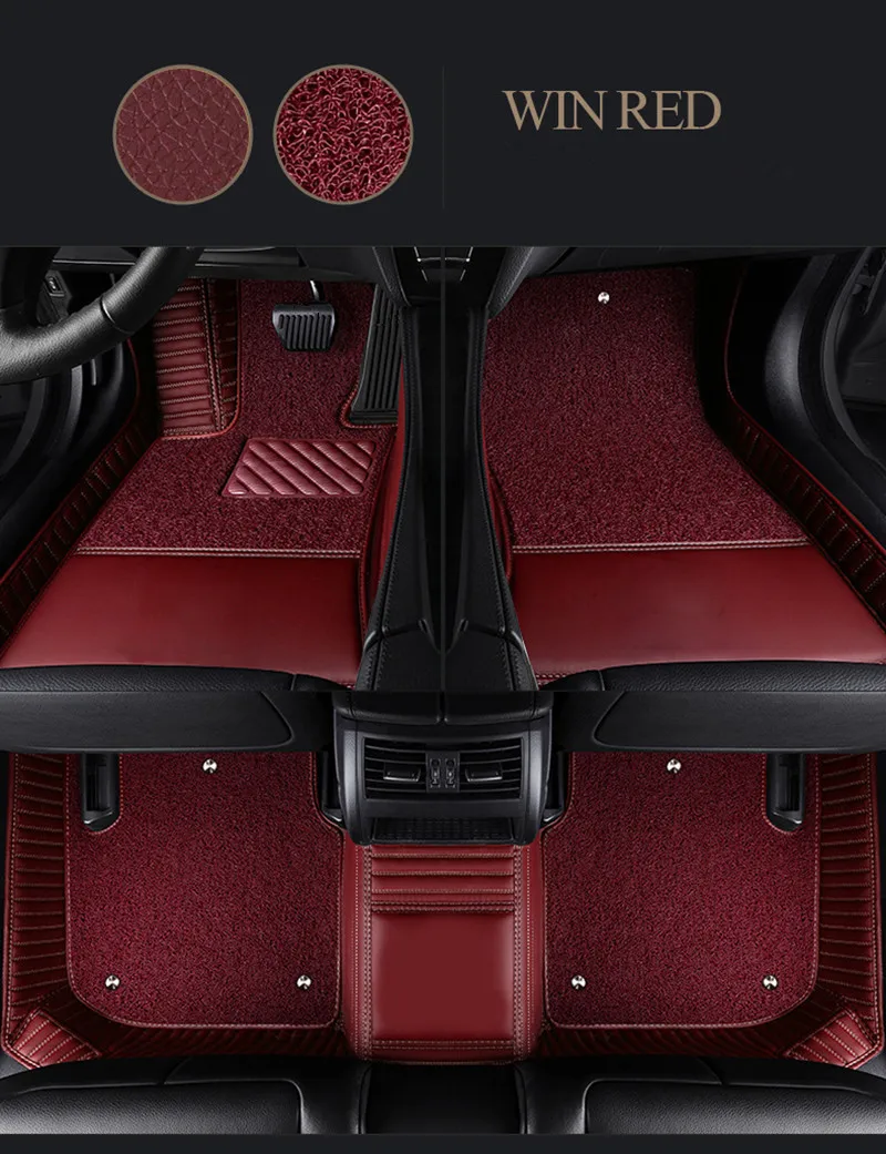 Custom special car floor mats for Mercedes Benz GLC 43 AMG 2026-2024 X254 Good quality rugs double layers carpets for GLC43 2025
