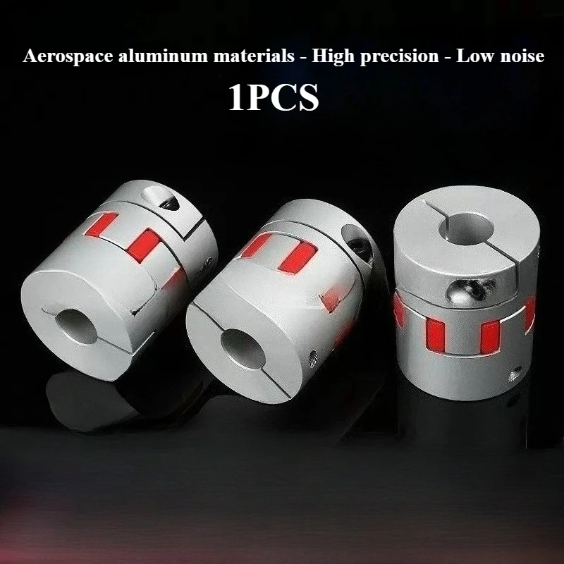 Coupler Poros Rahang D20x25 D25xL30 D40x55 Konektor Encoder Kopling Fleksibel Aluminium Motor Fleksibel Laba-laba 4/6/6.35/7/8/10 Mm