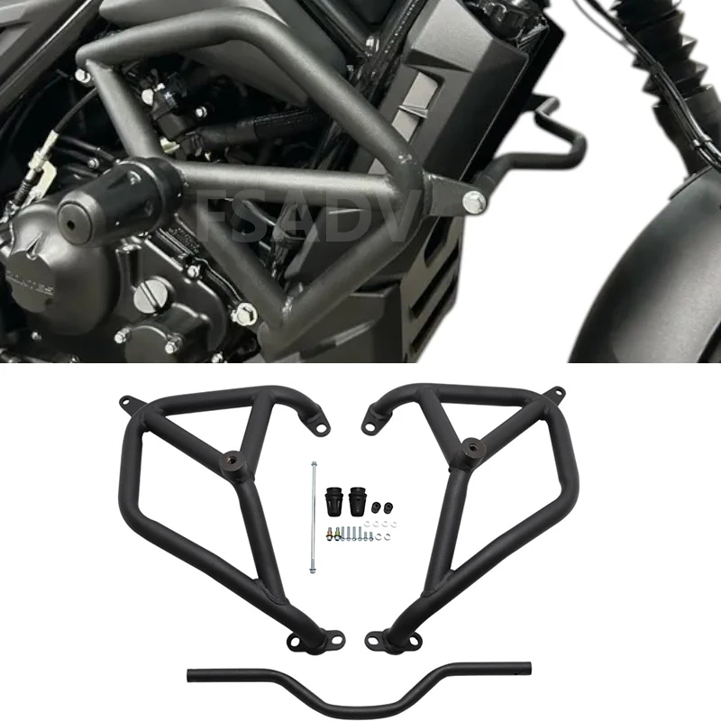 Motorcycle Engine Guard Highway Crash Bar Frame Protection Bumper Accessories Fit For ZONTES 125/C 125C 125 C C 125 C125