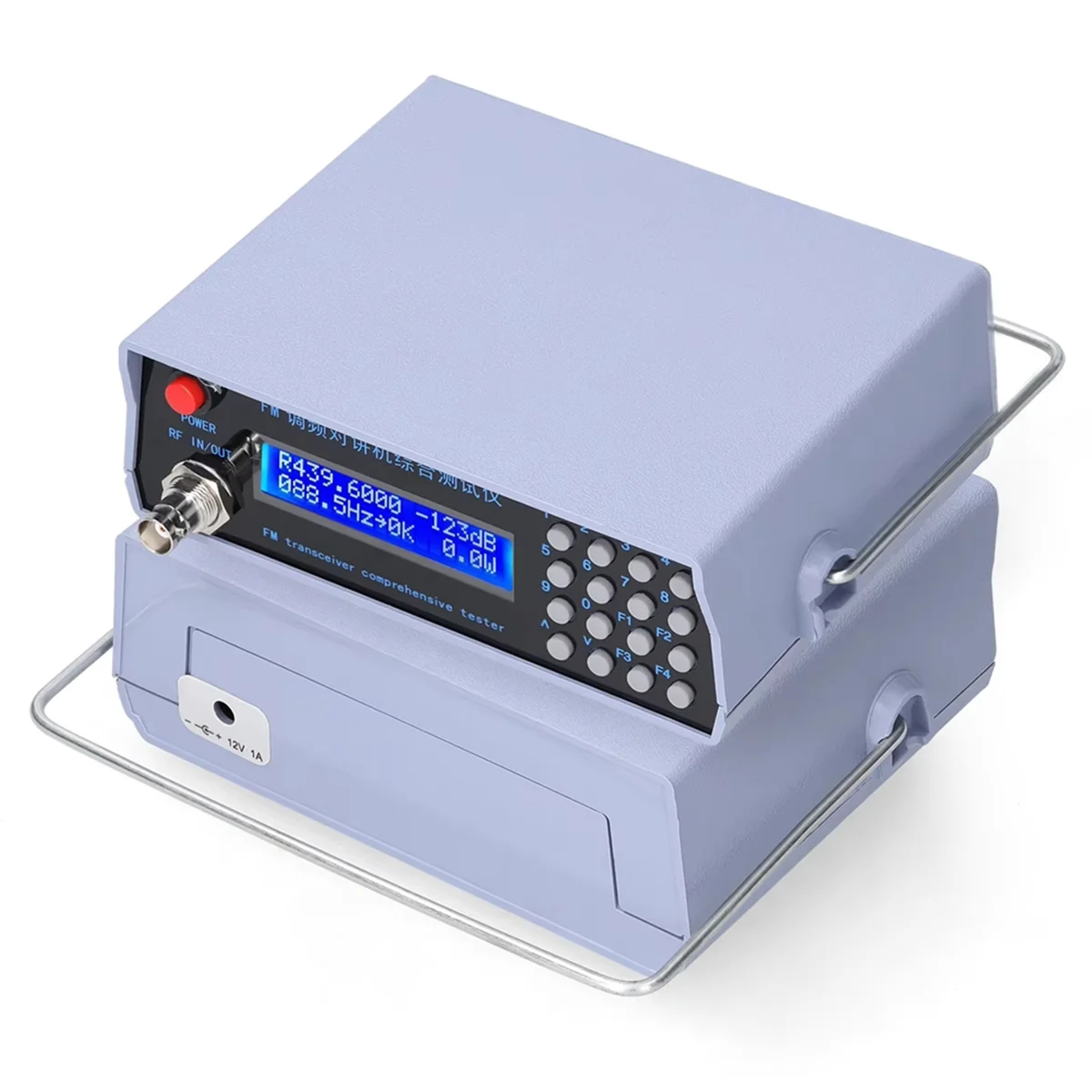 FM Signal Generator Frequency Modulation Transceiver Tester Repeater Meter with Signal Power Frequency for VHF UHF Radio