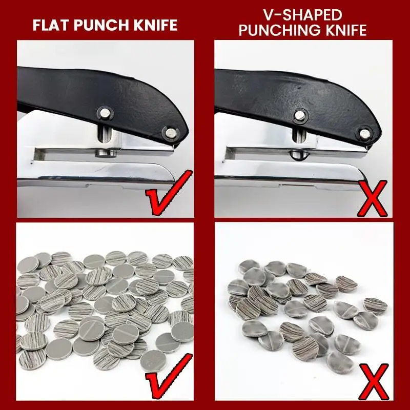Pince à poinçonner ronde à ouverture de 8mm, couvercles de vis, perforatrice d\'angle pour carte photo de crédit, coupe-papier