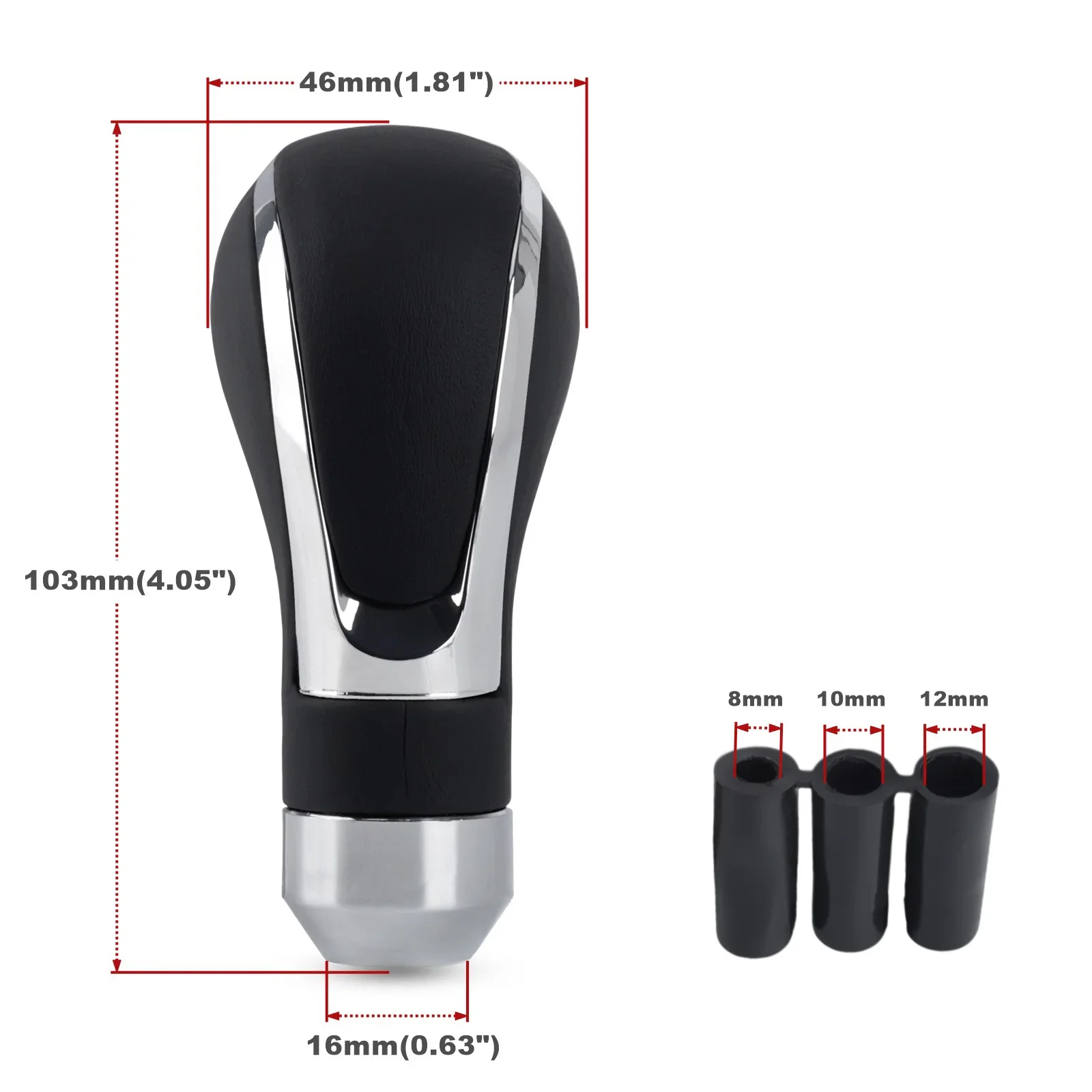 السيارات الجلود والعتاد التحول المقبض العالمي M8 M10 M12 التلقائي مقبض مستوى التروس دليل نقل شخصية رافعة تحول
