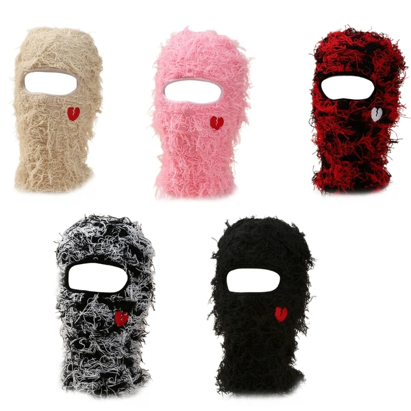 

Adult Winter Hat Knit Balaclava Handmade Neck Protect Hat Casual Wear Drop shipping