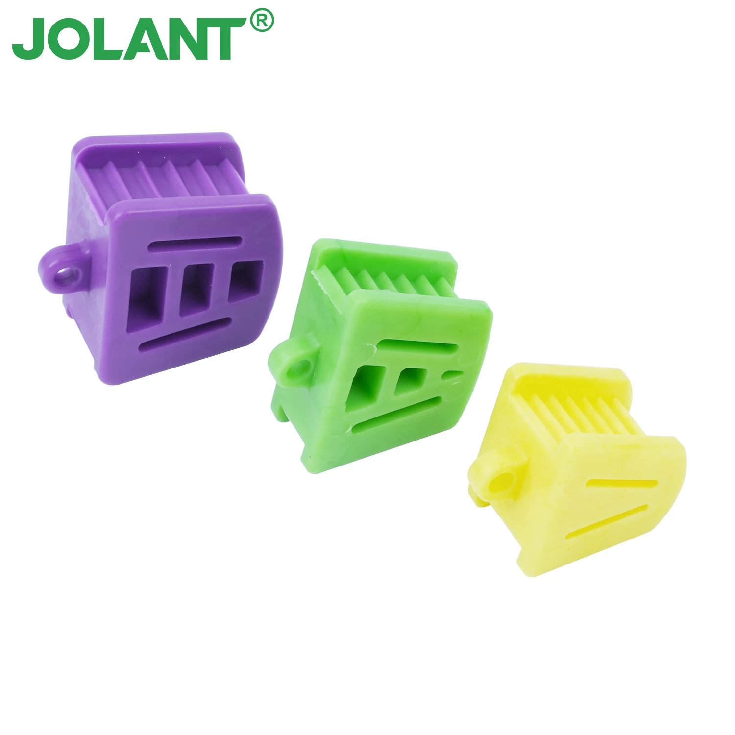 JOLANT 3 Pcs/Set Size S/M/L Dental Mouth Opener Occlusal Pad Teeth Prop Bite Rubber Retractor Latex