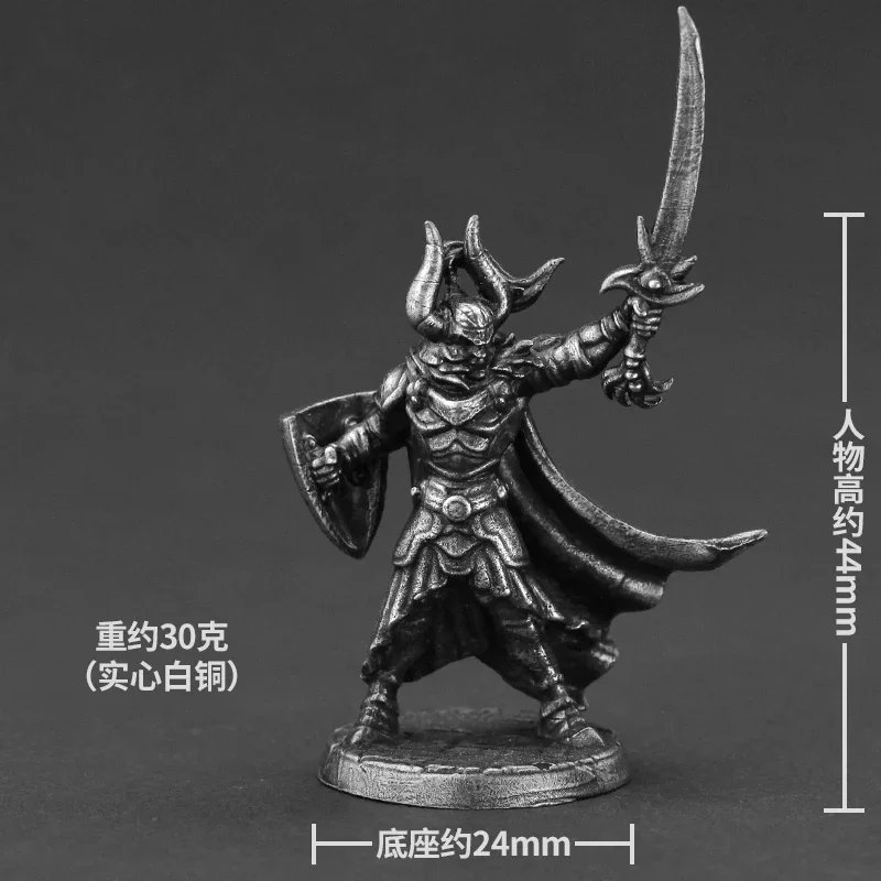 الأبيض النحاس المصارعين الأوقات القديمة درع المعادن درع عمل أرقام تمثال الشكل مصغرة DIY بها بنفسك الجندي الحرف الحلي