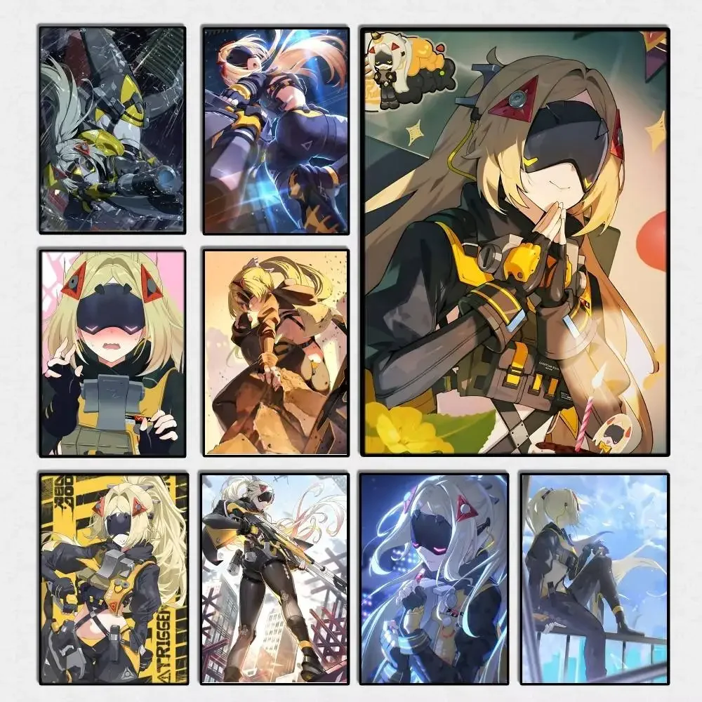 Game Zenless Zone Zero Trigger Posters Fancy Wall  for Living Room Bar Decoration Wall Decor