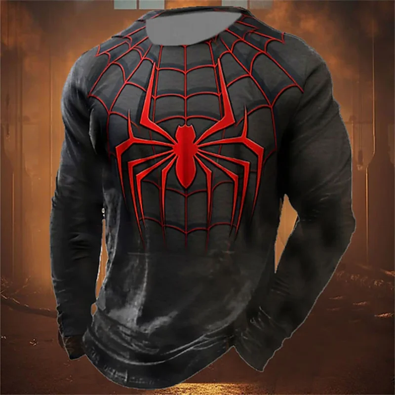 

Men's 3D Printed Anime Pattern Long Sleeves Fashion Men's Breathable Elastic Men's Clothing Can Be Worn All Seasons Long Sleeves