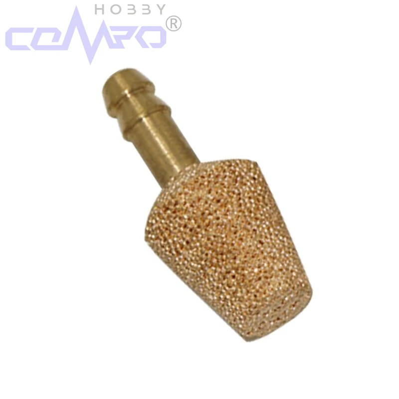 1 pz filtro a strappo carburante in bronzo sinterizzato D11 × d4.5 × L25mm martello olio anti-fouling per aereo modello RC e accessorio per auto
