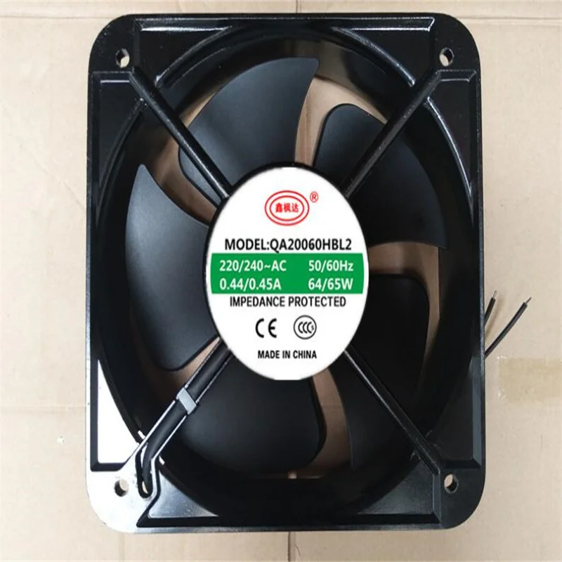 

QA20060HBL2 220V 0.45A 20CM 20060 Axial Fan Cooling Fan