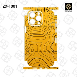 For iPhone17 14 13 Pro Max 12 Mini 15 16 Colorful  Film Wrap Stickers Cases Back Cover Decal Skin 3M Film Protector Sticker